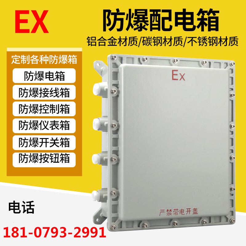 定做防爆配电箱不锈钢箱500*400空箱隔爆箱检修控制箱接线箱