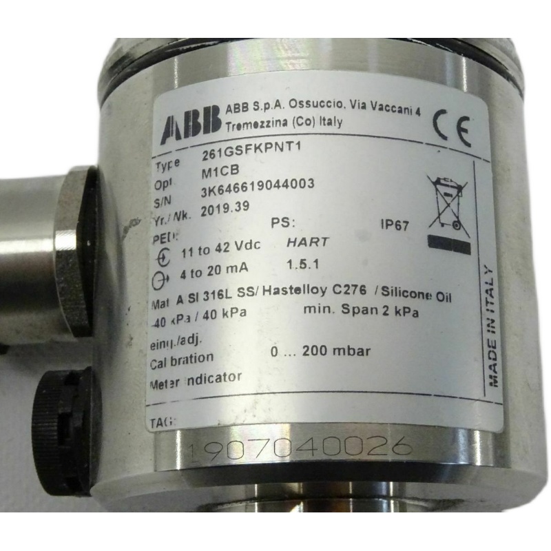 261GSFKPNT1M1CB ABB 模块控制器 马达电机 驱动器