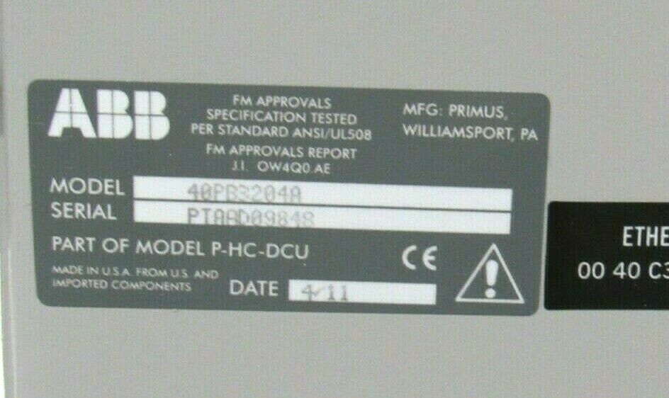 40PB3204A ABB 模块控制器 马达电机 驱动器