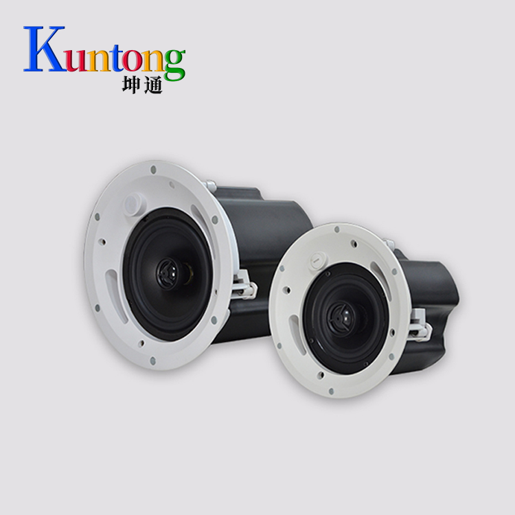 Kuntong坤通KTM-CLS-20专业吸顶音箱 高磁吸合 HIFI级蚕丝膜 特殊防火后筒设计