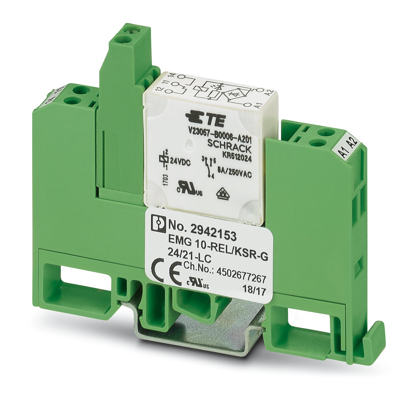 继电器模块 - EMG 10-REL/KSR-G 24/21-LC 2942153