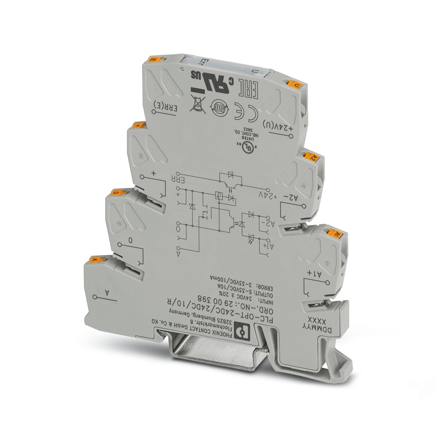 固态继电器模块 - PLC-OPT- 24DC/ 24DC/10/R  2900398