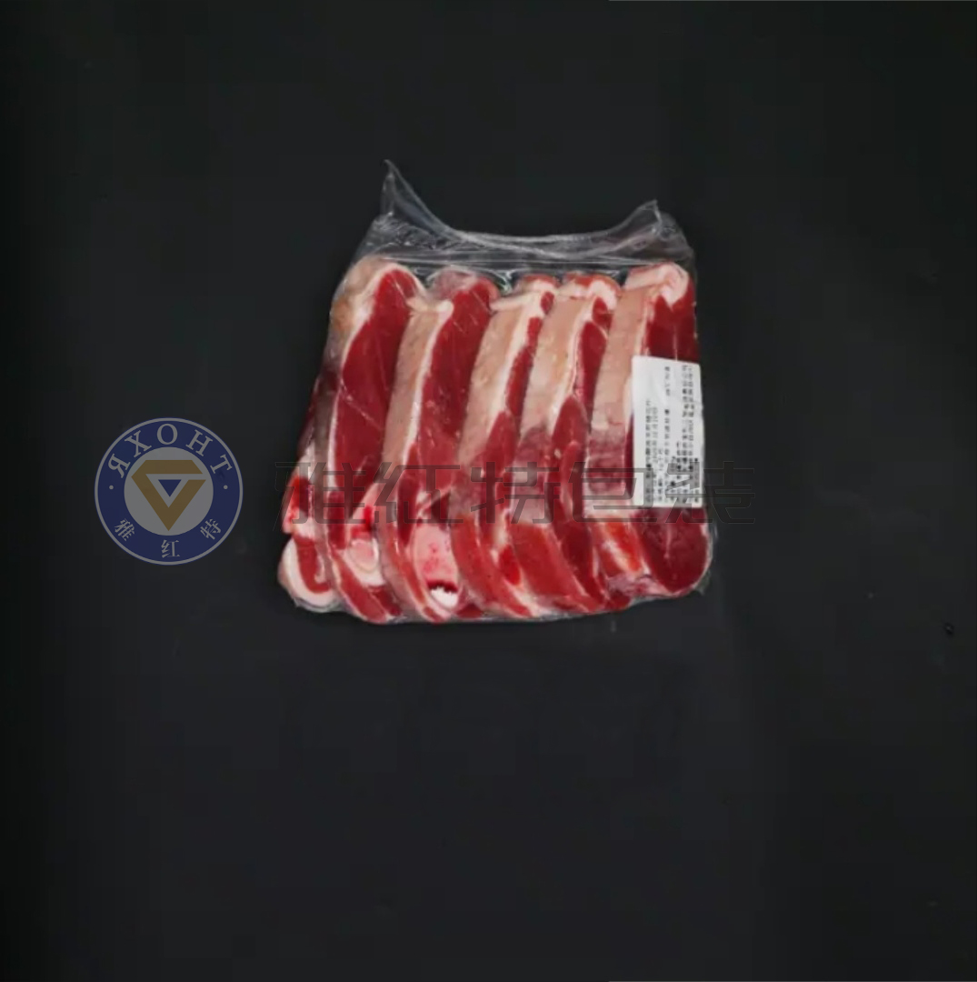 羊前腿切片热缩包装袋 牛羊肉热缩包装袋 羊腿高阻隔热缩袋包装 法式羊排热缩贴体真空包装袋