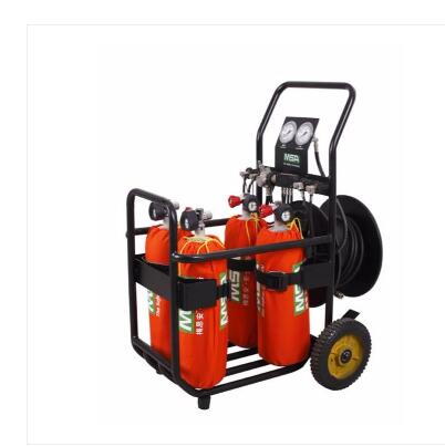梅思安移动式供气装置4*6.8L 推车式长管呼吸器