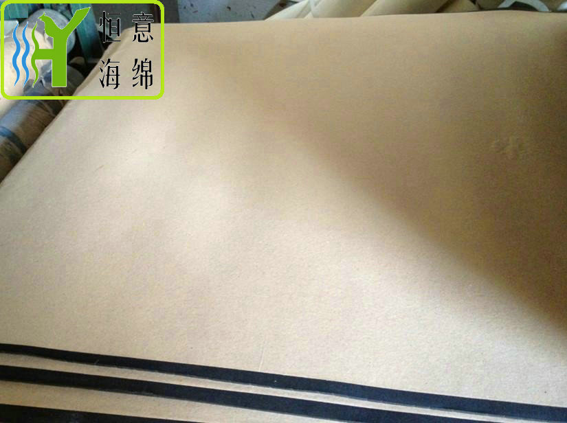 单面/双面涂胶海棉块   高密度涂胶海绵