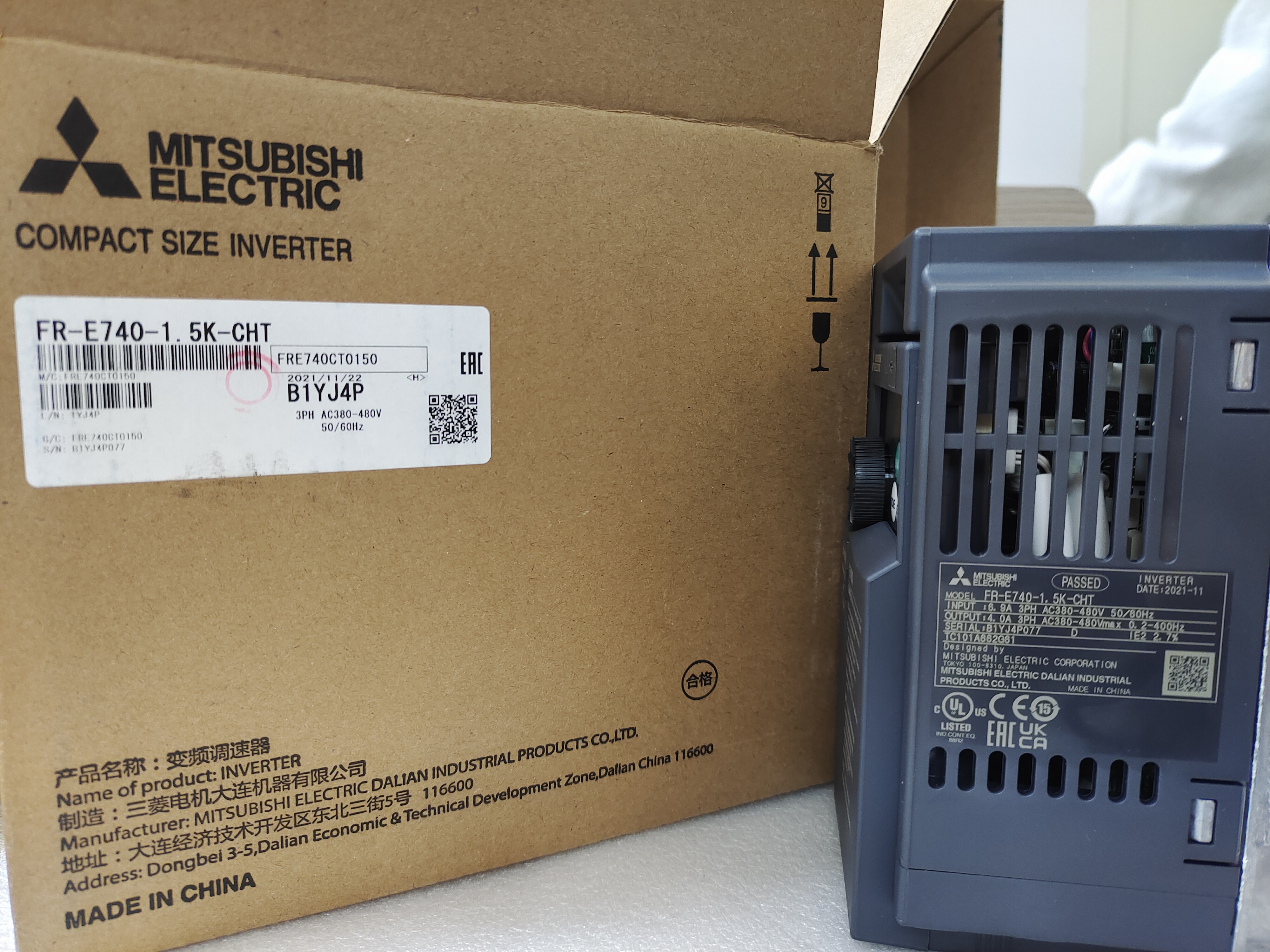 FR-E740-1.5K-CHT 三菱变频器