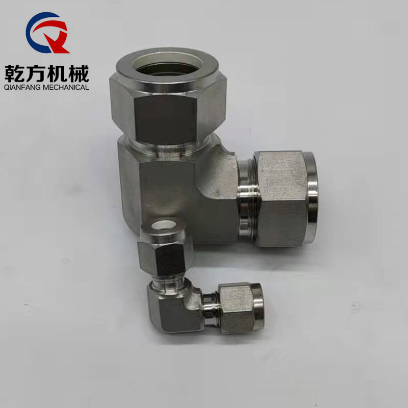 哈氏合金C-276卡套弯头/双相钢2205/2507材质双卡套弯头，L型弯通终端，双卡套直角弯头
