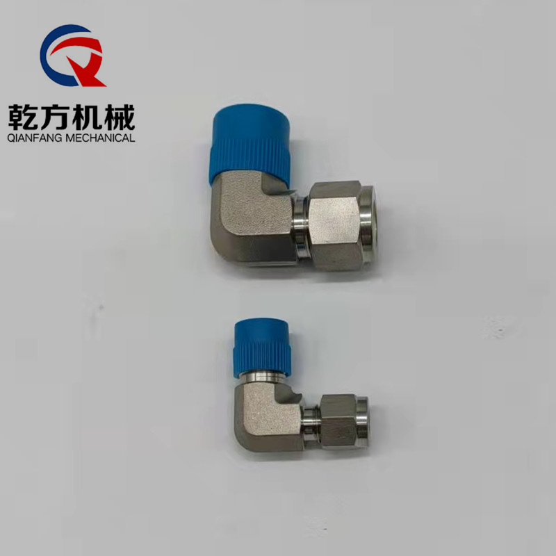 不锈钢304/316L卡套，双相钢2205/2507材质卡套弯头，L型弯通终端，卡套直角弯头