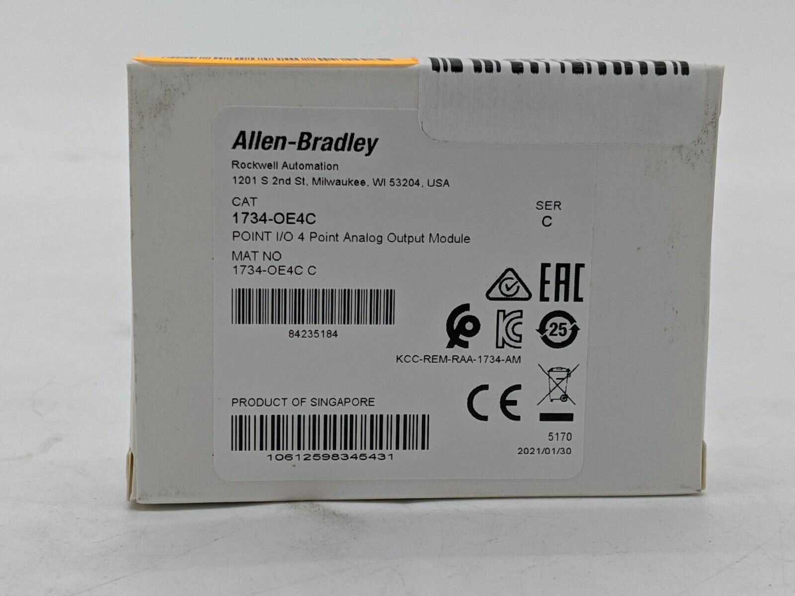 AB1734-oe4c模块控制器 马达电机 驱动器
