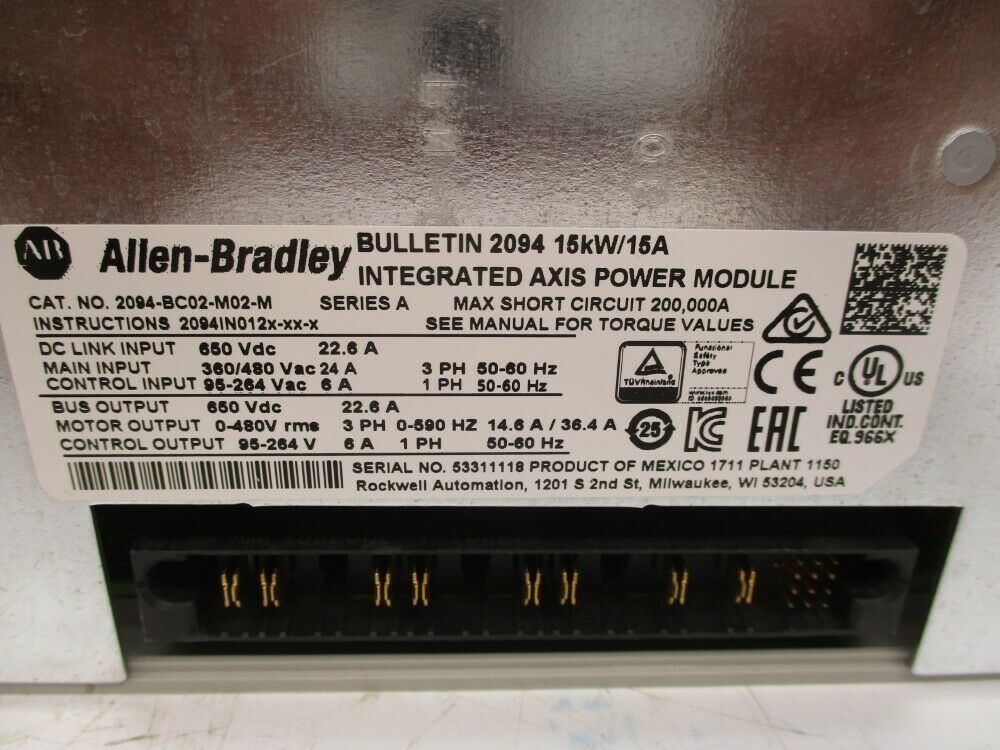 2094-bc02-m02-m AB模块控制器 马达电机 驱动器