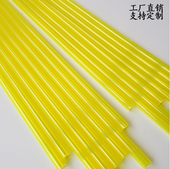 深圳厂家生产塑料管 透明黄色pvc塑料管 直径8.4mm小口径管