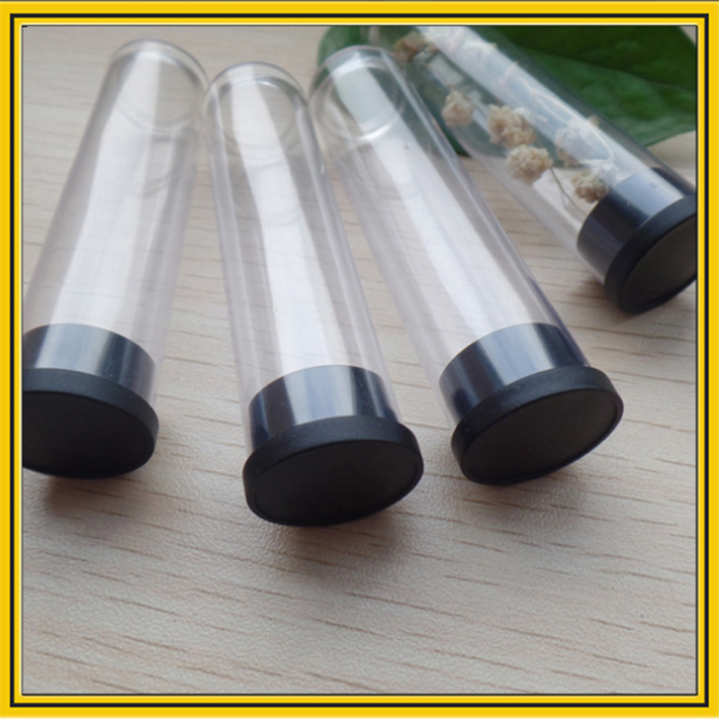 供应PVC塑料包装管鱼漂透明管加厚漂浮管带盖单支包装管厂家批发