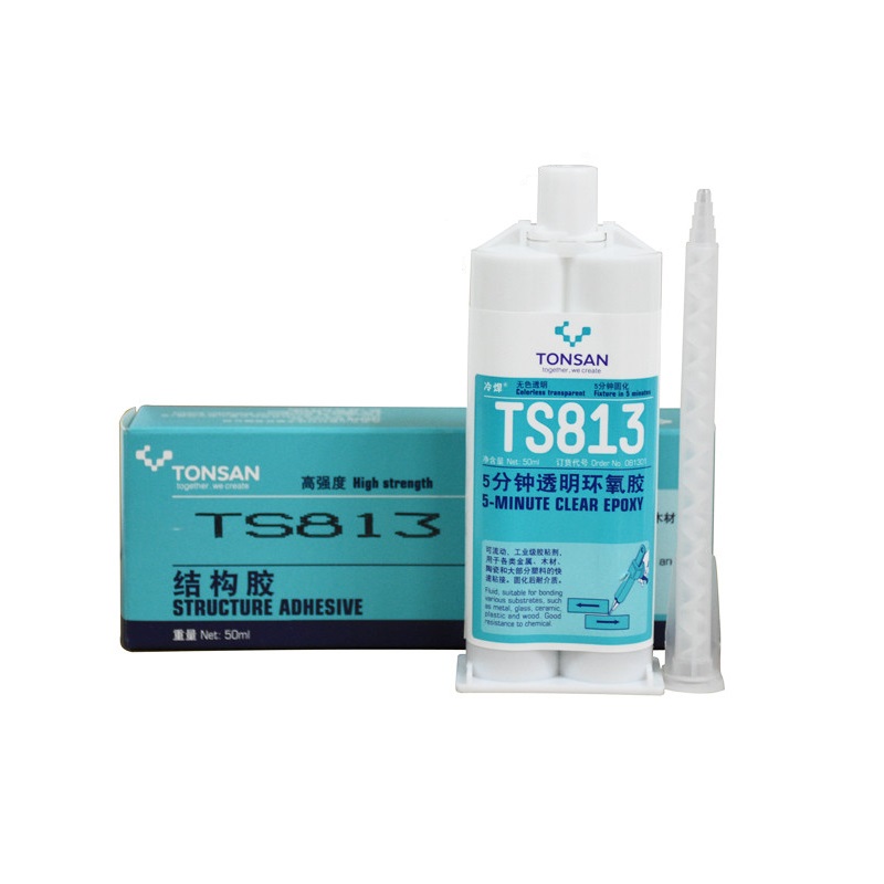 北京可赛新结构胶 TS813环氧胶粘剂 813双组份透明胶 50ml