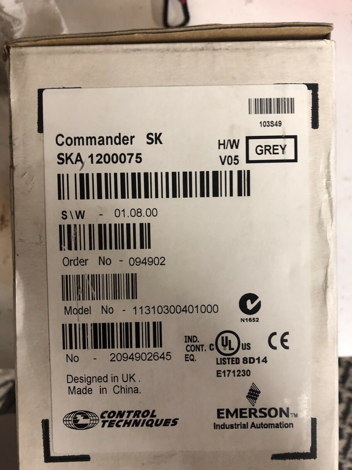 ska1200075 艾默生控制器模块