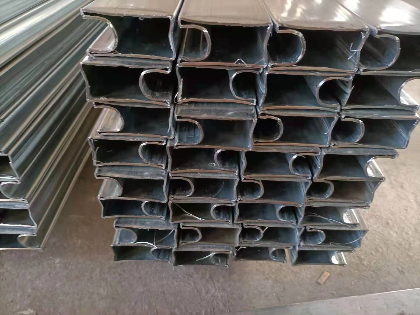 凹槽管 60*60凹槽钢管 规格尺寸齐全 成光钢铁