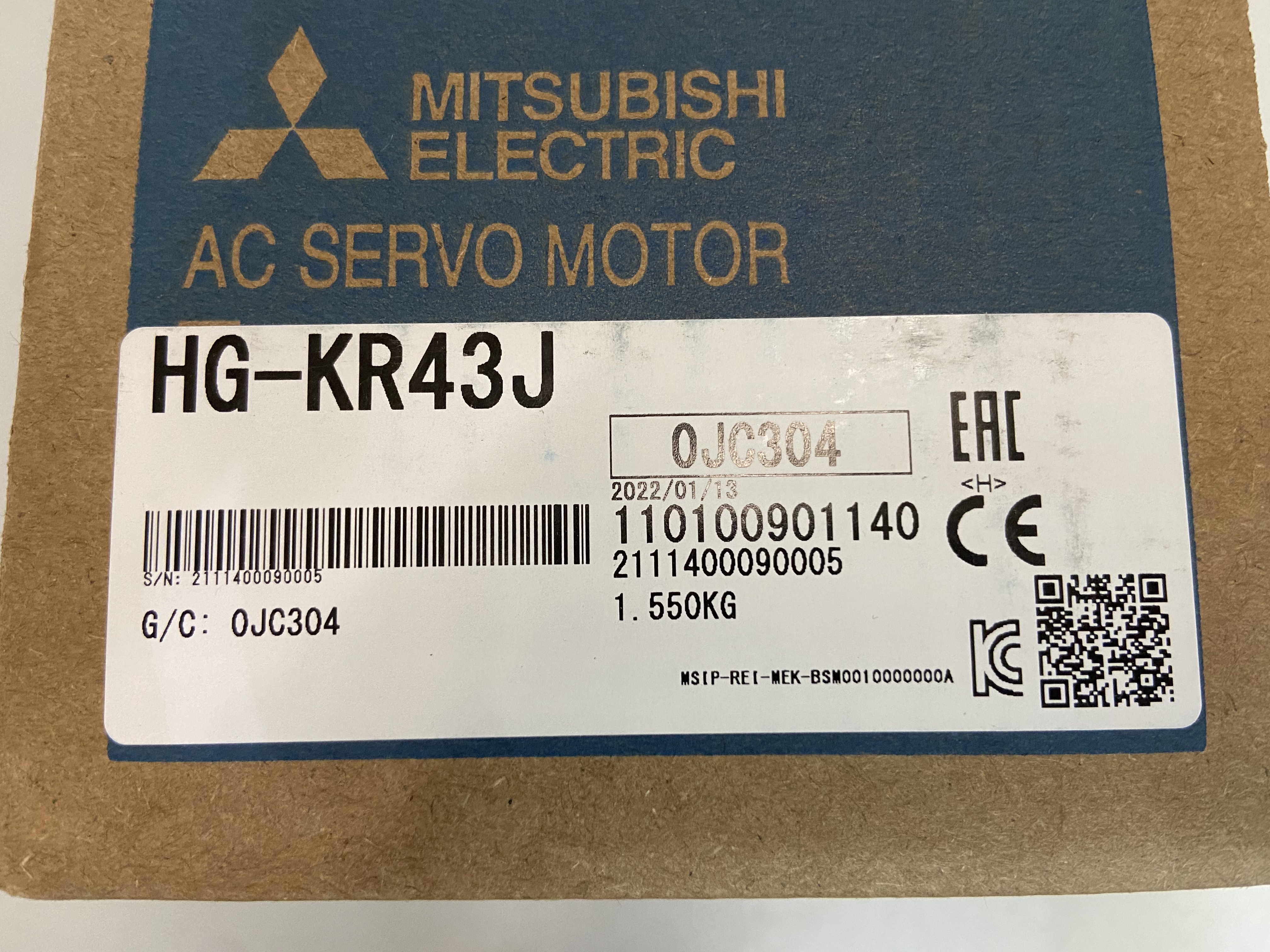 HG-KR43J三菱伺服电机