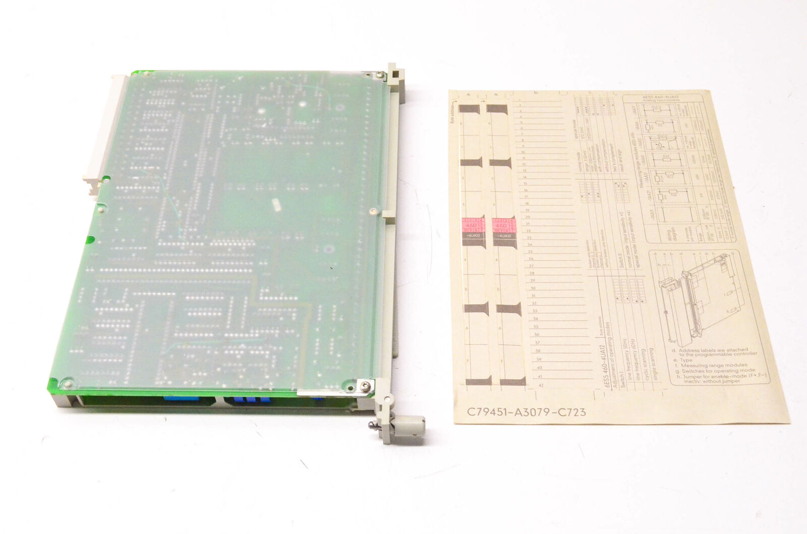 6ES5460-4UA12西门子电机马达 控制器模块