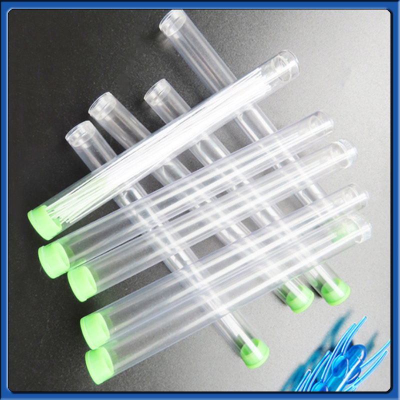 批发PVC包装管塑胶PVC双头封塞透明美容工具小物件包装管规格齐全