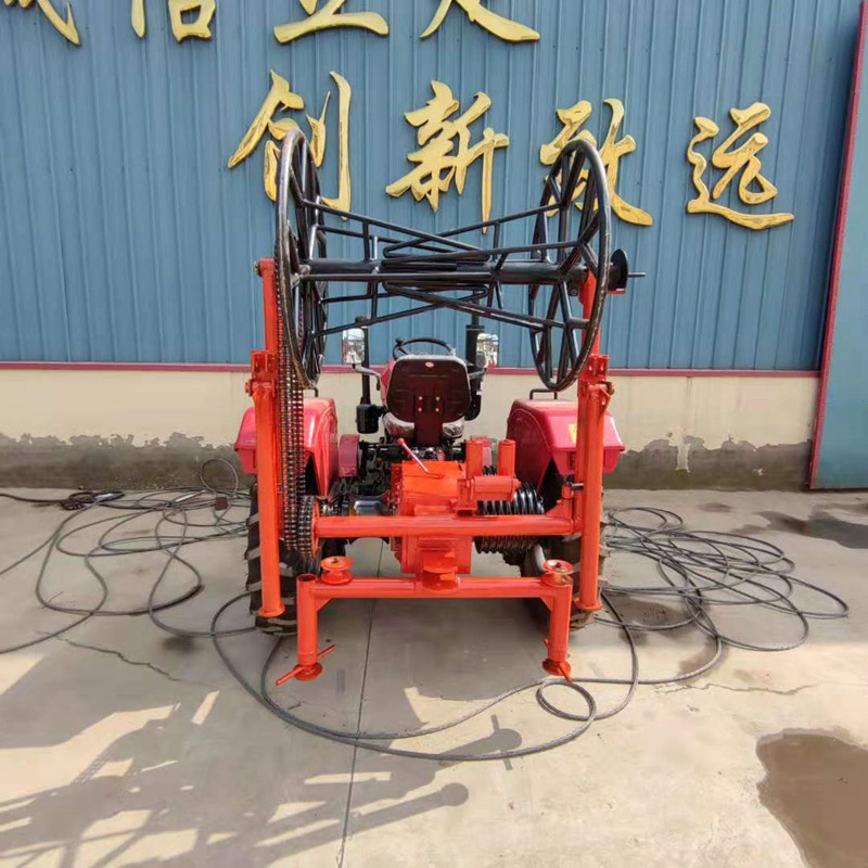 四轮10T15T绞磨绞盘电缆牵引机放线车拖拉机绞磨