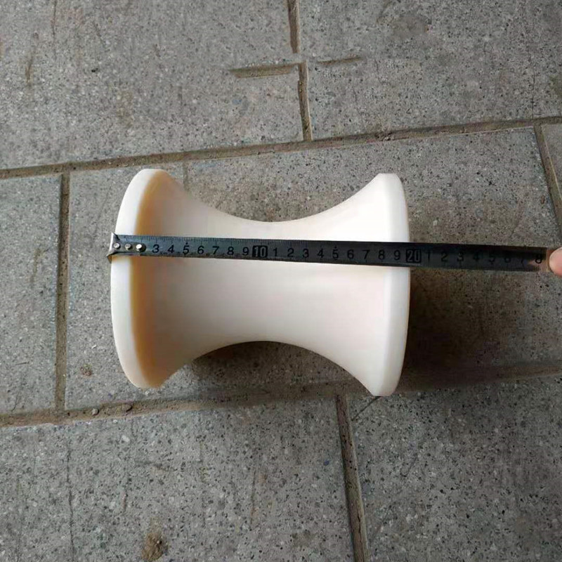  架子管专用电缆放线滑轮铁管脚手架180*200尼龙钢轮