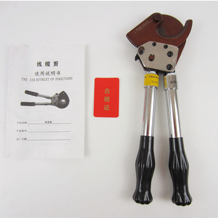 棘轮电缆剪刀J40J52J75J95J130线缆棘轮剪线钳