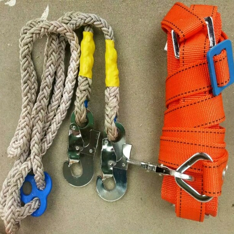 高空作业全身式安全带电工爬杆安全带