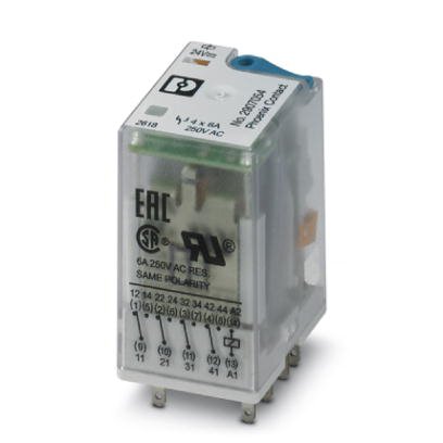 菲尼克斯单个继电器 - REL-IR4/LDP- 24DC/4X21 - 2903677