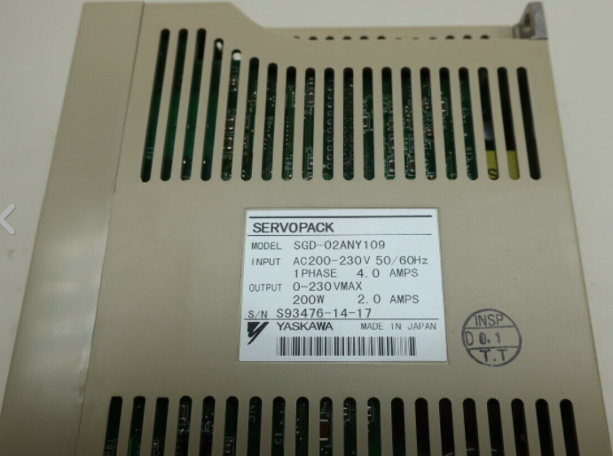 安川sgd-02any109伺服驱动器