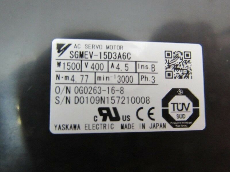 安川SGMEV-15D3A6C伺服电机 全新原装