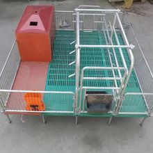 猪场单体母猪复合产床热镀锌大架复合漏粪板钢板食槽