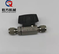 ​BA卡套球阀，卫生级高压卡套球阀，316L不锈钢卡套球阀 