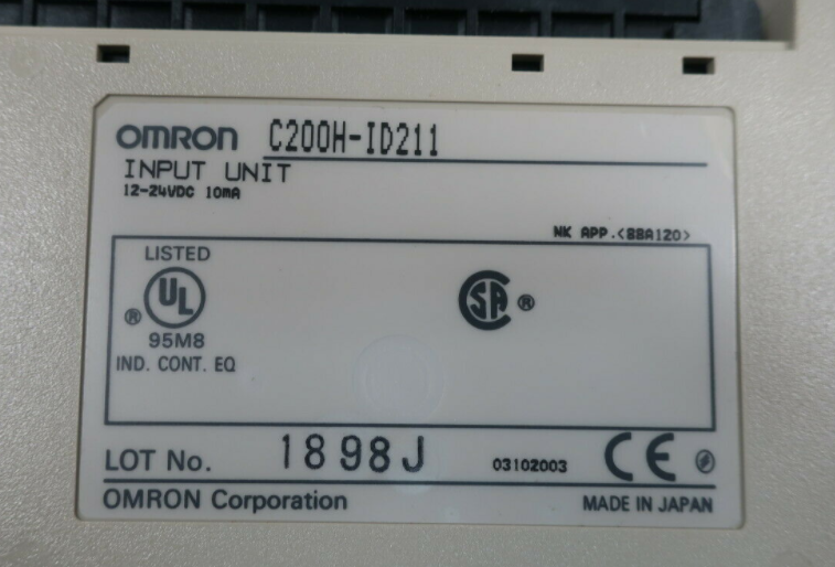 欧姆龙200h-id211输入模块