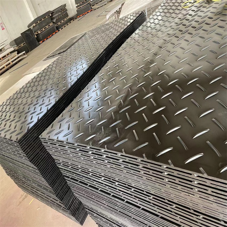 建筑工地施工耐酸碱铺路板 高分子量高密度pe铺路垫板 供应路基板