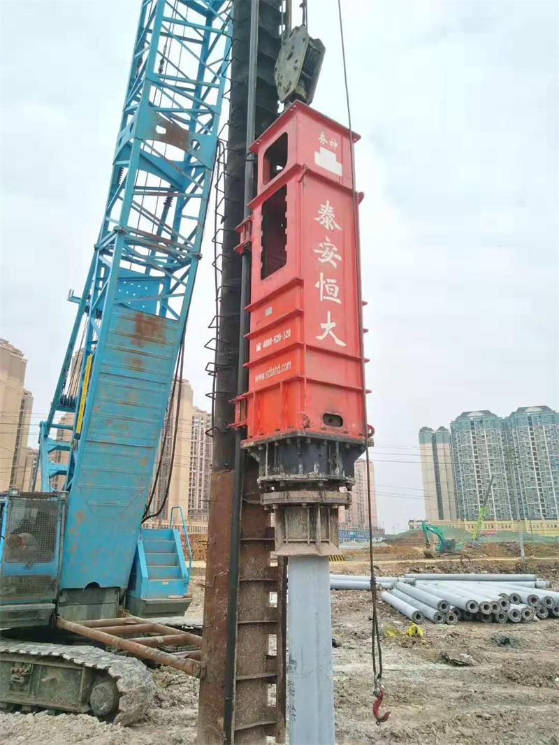 打桩机打桩锤型号-HH打桩机液压锤技术参数