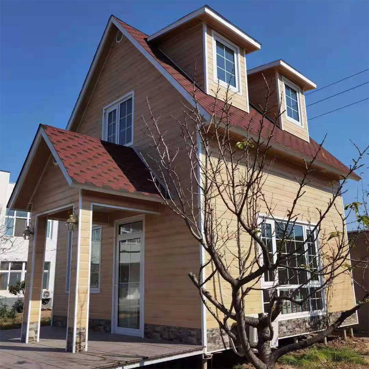 轻钢实心浇筑别墅 两层可定制自建房