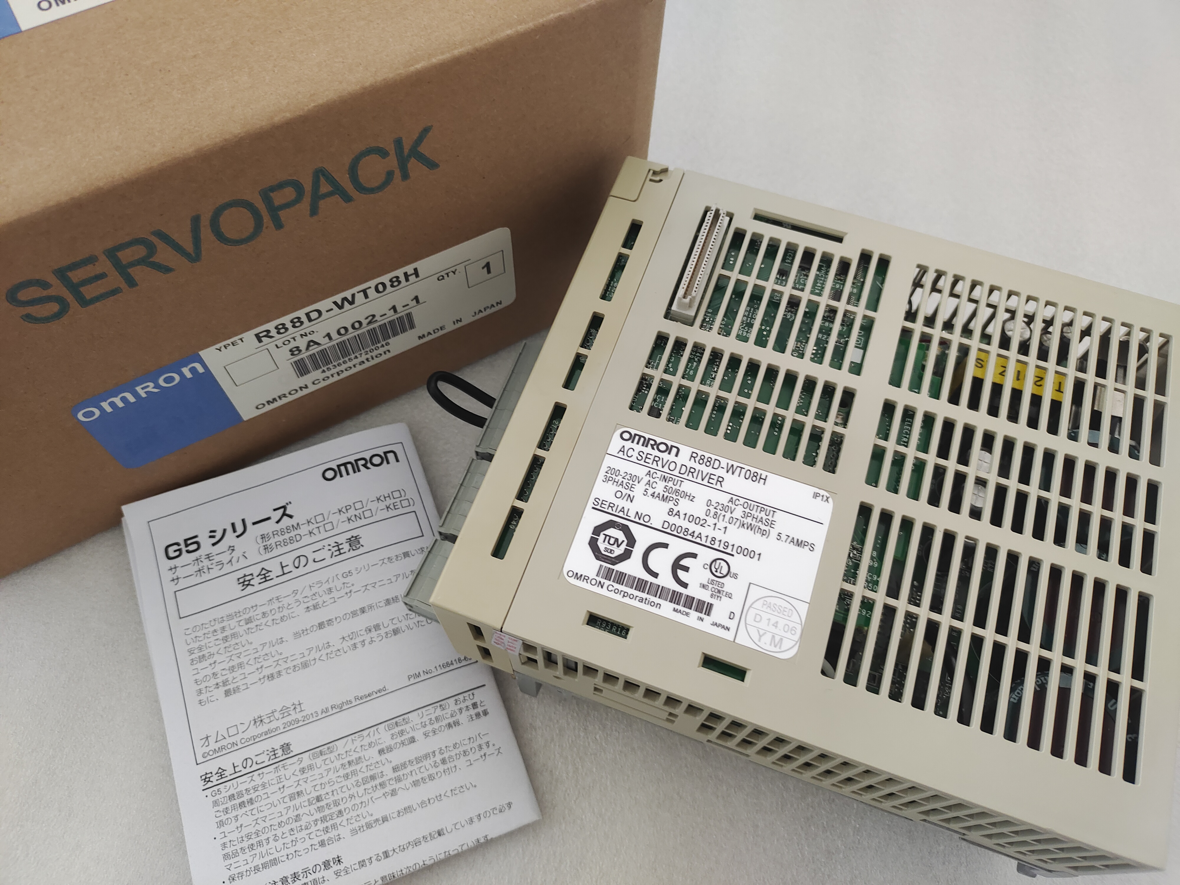 欧姆龙R88D-WT08H驱动器