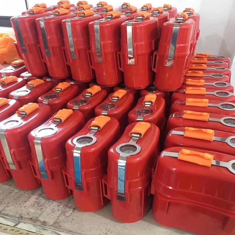 ZYX45压缩氧自救器优点具有重量轻、体积小、呼吸舒适和携带方便