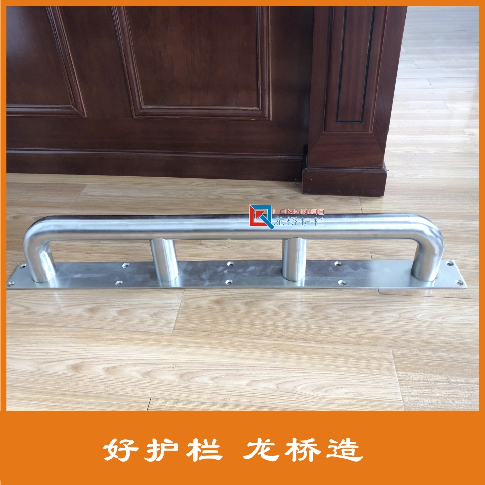 苏州龙桥订制工厂不锈钢防撞护栏 企业车间厂区防撞栏杆 304不锈钢