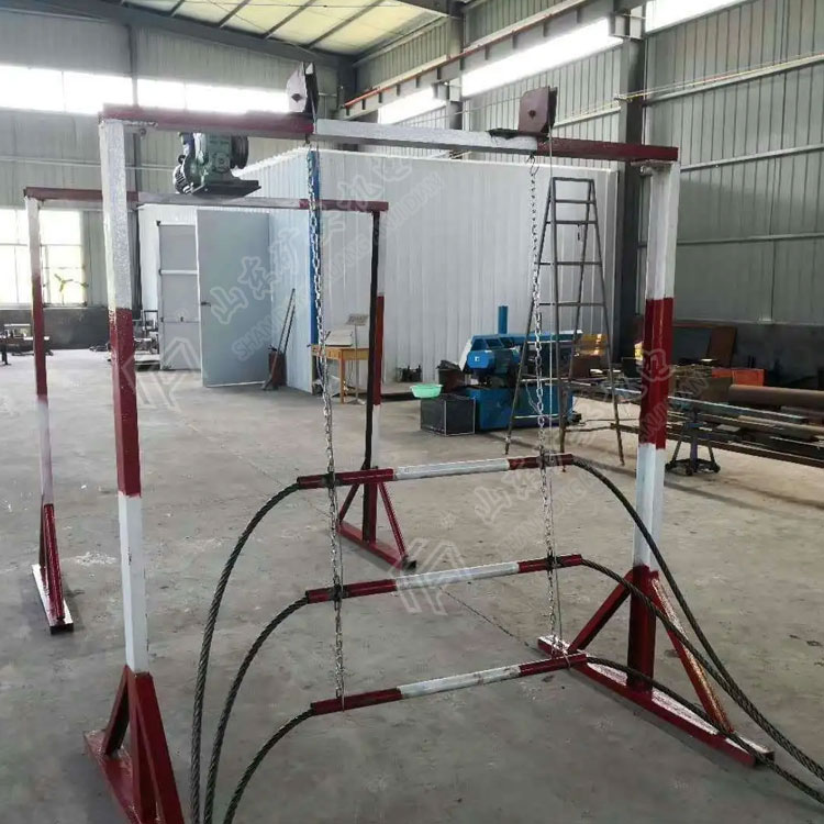 XCHLPZ-20斜巷常闭横梁式跑车防护装置 工作原理