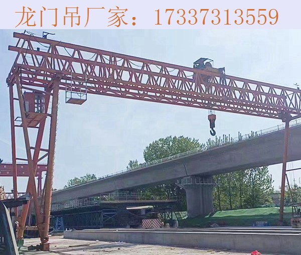 陕西延安龙门吊厂家 15吨双梁龙门吊租赁