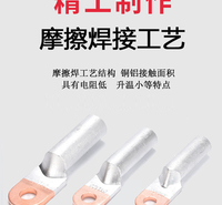 广卓铜铝鼻DTL-95/120/150/185/300双孔铜铝过渡接头 