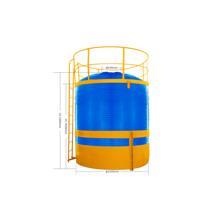 塑料水塔储水罐200L-40T化工pe水箱塑胶圆桶卧式锥形加药容器
