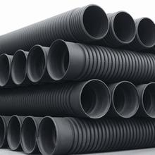 湖北龙康批量供应HDPE双壁波纹管排水排气管