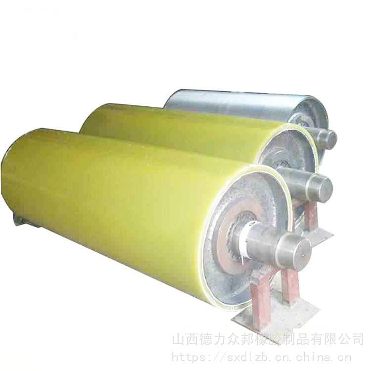 阻燃聚氨酯滚筒包胶 现场滚筒包胶