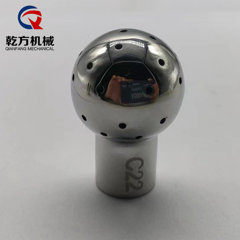 C22清洗球 订做2205/2507/哈氏合金HC-276/904L/TA2钛材固定清洗球 旋转清洗