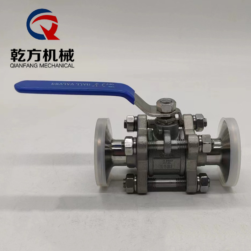 304/316L不锈钢快装球阀 BA快装球阀 三片式卫生级快装球阀 焊接球阀
