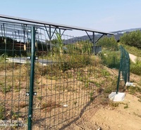 广西光伏围栏网生产厂家 南宁风电场护栏网 空地围网 浸塑铁丝网 双边丝护栏网 围栏网