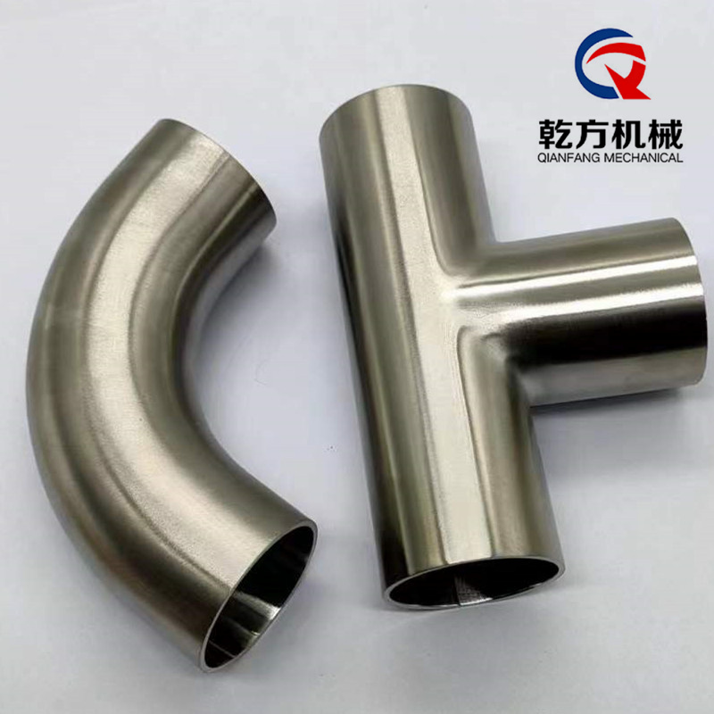 BA弯头 BA三通 304/316L不锈钢卫生级弯头 三通 大小头  BA对焊球阀