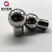 2205/2507/哈氏合金C276/C22/904L/TA2钛材插销式固定清洗球 内螺纹固定清洗球