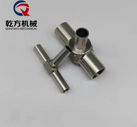 316L不锈钢微焊/自动焊 锻制方体三通/弯头/大小头 BA三通 弯头 大小头